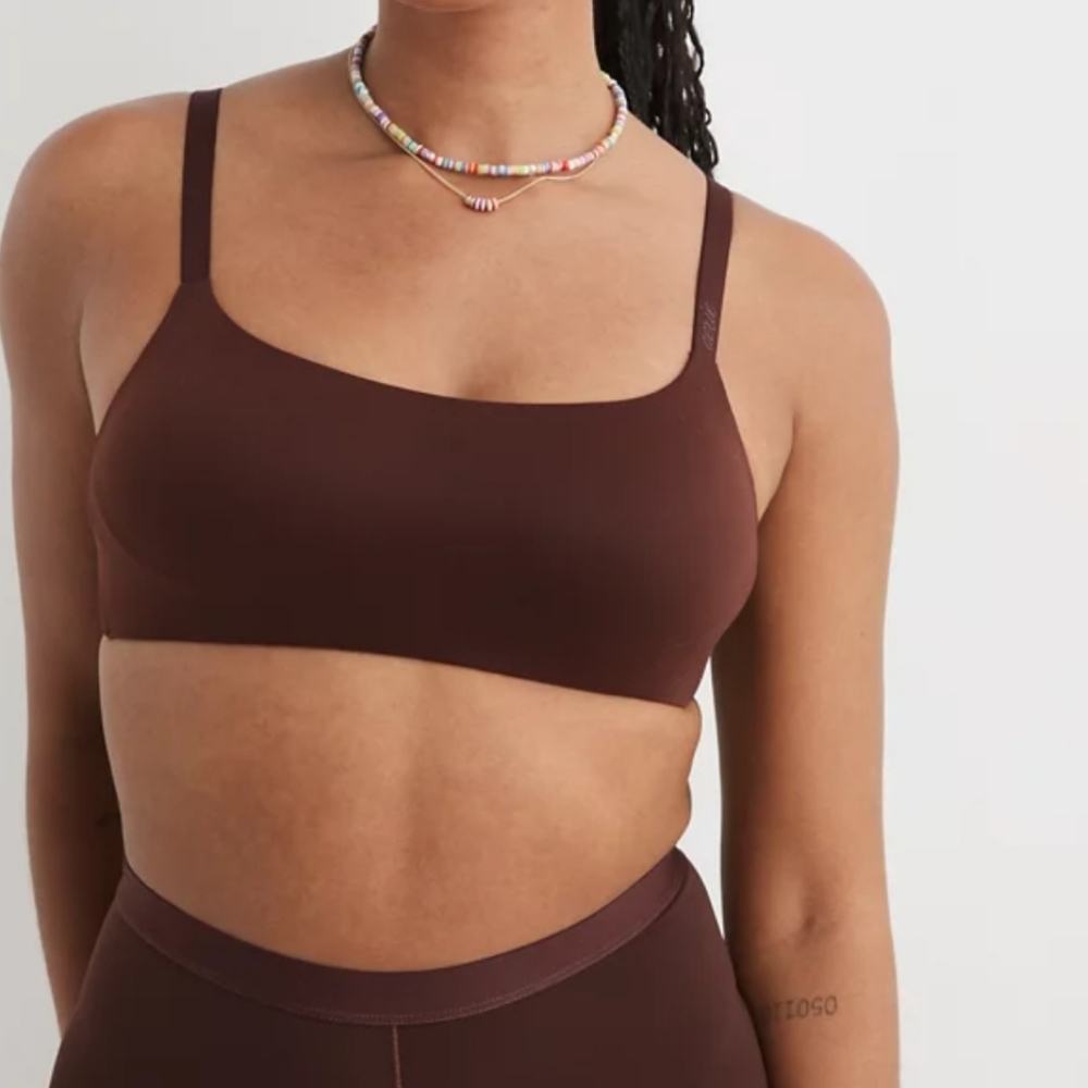 Seamless Brown Bra